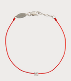 REDLINE Princesse White Gold and Diamond Bracelet(Red)