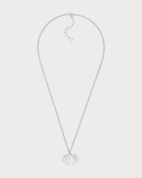 CHRISTIAN DIOR Men's Dior Charm Pendant Necklace | 迪奧 男仕頸鏈 (銀色)