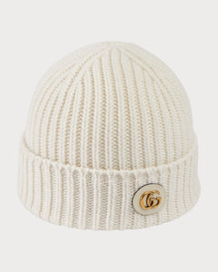 GUCCI Wool Cashmere Hat | 古馳 冷帽 (White)