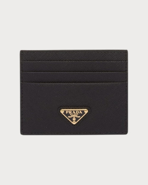 PRADA 1MC025 Saffiano Leather Triangle Logo Card Holder | 普拉达 卡套 (多色)