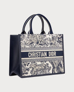 CHRISTIAN DIOR Medium Dior Book Tote | Dior Tote Bag (Medium/Blue)