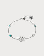 GUCCI GG Marmont Mother-of-Pearl Bracelet | Gucci Bracelet (Silver)