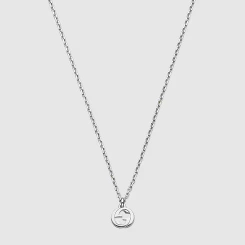 GUCCI Interlocking Chain Necklace (Silver)