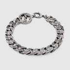 GUCCI Interlocking Thick Chain Bracelet | 古馳 手鏈 (銀色)