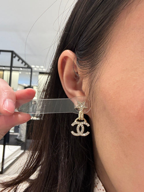 CHANEL Star Earrings Gold | 香奈儿 星星耳环 (金色)