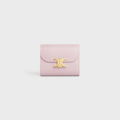 CELINE Small Wallet Triomphe Shiny Calfskin | 賽琳 牛皮凱旋門銀包 (多色)