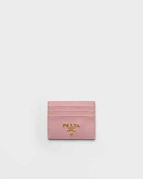 PRADA 1MC025 Saffiano Leather Triangle Logo Card Holder | 普拉达 卡套 (多色)