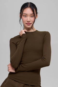 ALO YOGA Ribbed Modal Long Sleeve | 羅紋長袖上衣 (多色)