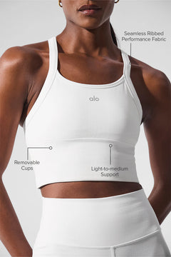 ALO YOGA Seamless Ribbed Favorite Bra Tank | 無縫羅紋背心內衣 (多色)