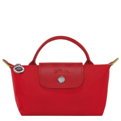 LONGCHAMP Le Pliage Green Pouch with Handle | Longchamp Mini Handbag (Multicolor)