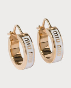 MIU MIU Enameled metal earrings | Miu Miu earrings (multi-color)