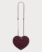 ALAIA Le Coeur Bag In Strass Suede Goatskin(Red) - LONDONKELLY 英國名牌代購