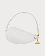 ALAIA Le Demi - Coeur Bag In Leather(White) - LONDONKELLY 英国名牌代购