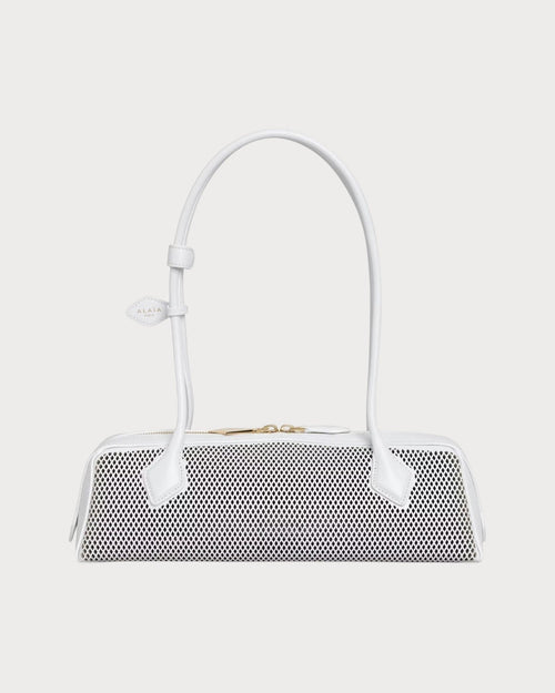 ALAIA Le Teckel Bag In Perforated Leather(Medium/White) - LONDONKELLY 英國名牌代購