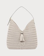 ANYA HINDMARCH Neeson Tassel Hobo Bag (Chalk) - LONDONKELLY 英国名牌代购