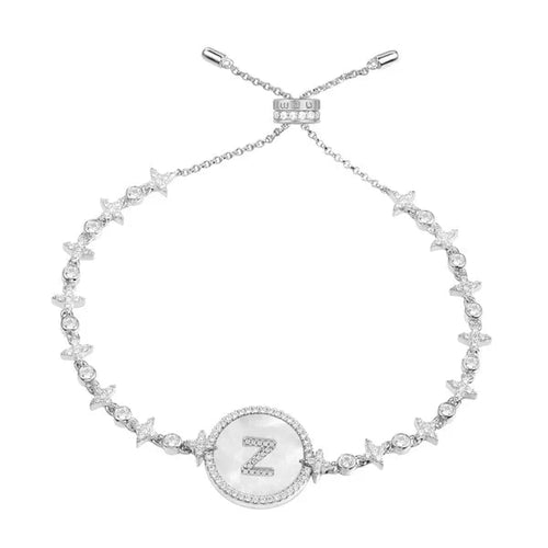 APM MONACO AB4368XNAB Alphabet Eternelle Adjustable Bracelet | 永恆字母可調手鏈 (銀色) - LondonKelly 英國名牌代購