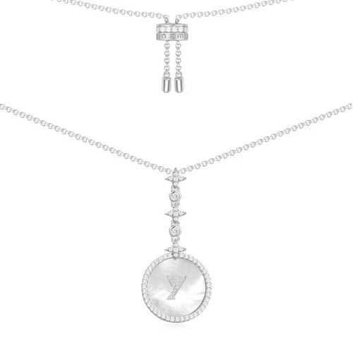 APM MONACO AC5794XNAA Alphabet Eternelle Adjustable Necklace | 可調式頸鏈 (銀色) - LondonKelly 英國名牌代購