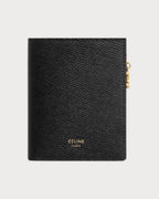 CELINE Grained Calfskin Compact Wallet Triomphe Charm | 賽琳 銀包 (黑色) - LONDONKELLY 英國名牌代購
