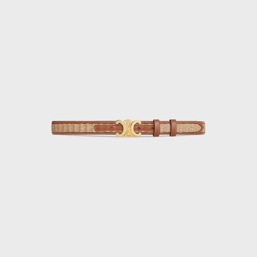CELINE Medium Triomphe Belt | 賽琳 皮帶 (2.5CM/啡色) - LondonKelly 英國名牌代購