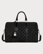 CELINE Men's Large Boston In Suede Calfskin (Black) | 賽琳 男仕大號麂皮牛皮革BOSTON旅行袋 (黑色) - LONDONKELLY 英國名牌代購