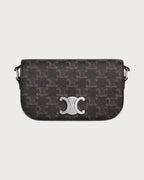 CELINE Men's Small Crossbody Bag Triomphe in Shiny Calfskin (Black) | 賽琳 男仕TRIOMPHE亮澤牛皮革小號斜背袋 (黑色) - LONDONKELLY 英國名牌代購