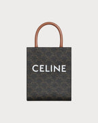 CELINE Vertical Cabas Canvas Tan Triomphe Canvas(Mini/2 Colors) - LONDONKELLY 英国名牌代购