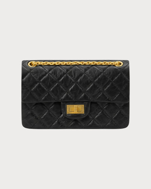 CHANEL AS0874 Mini 2.55 Handbag Aged Calfskin(Black) - LONDONKELLY 英國名牌代購