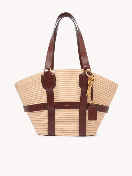 CHLOE Large Kerala 25 Basket In Raffia｜蔻依 草編袋 (啡色) - LondonKelly 英國名牌代購