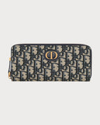 CHRISTIAN DIOR 30 Montaigne Voyageur Slim Wallet | 迪奥 长银包 (蓝色老花) - LONDONKELLY 英国名牌代购