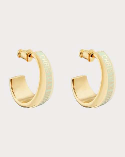 CHRISTIAN DIOR Dior Code Earrings Gold - Finish Metal | 迪奥 耳环 (多色) - LONDONKELLY 英国名牌代购