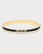 CHRISTIAN DIOR Dior Night Code Bangle | 迪奧 手鐲 (黑色) - LONDONKELLY 英國名牌代購