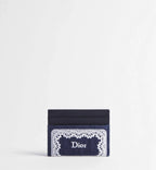 CHRISTIAN DIOR Oblique Freesia Card Holder | 迪奧 卡套 (藍色) - LondonKelly 英國名牌代購