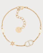 CHRISTIAN DIOR Petit CD Daisy Bracelet | 迪奧 手鏈 (金色) - LONDONKELLY 英國名牌代購