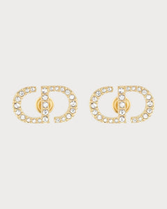 CHRISTIAN DIOR Petit CD Stud Earrings | 迪奧 耳環 (多色) - LONDONKELLY 英國名牌代購