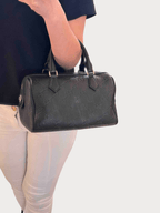 GUCCI GG Boston Handbag Grained Calfskin(Black) - LONDONKELLY 英國名牌代購