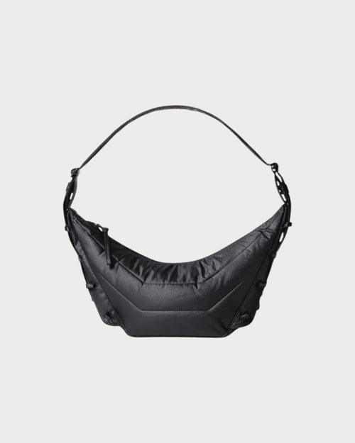 LEMAIRE Small Soft Game Bag In Water - Repellent Coated Cotton | 防水手袋 (小碼/灰黑色) - LONDONKELLY 英國名牌代購