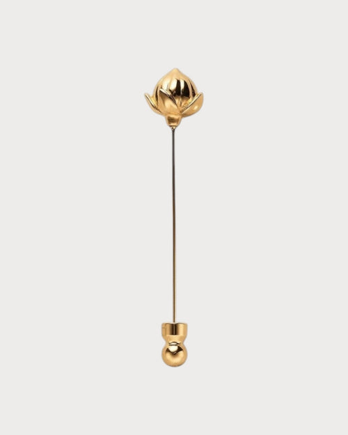 LORO PIANA Linen Flower Bud Pin | 诺悠翩雅 胸针 (多色) - LONDONKELLY 英国名牌代购