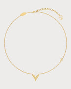 LOUIS VUITTON M00857 Essential V Necklace | 路易威登 頸鏈 (金色) - LONDONKELLY 英國名牌代購