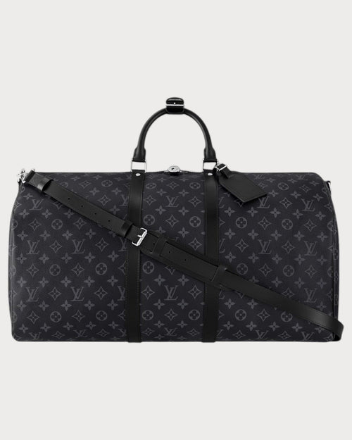 LOUIS VUITTON M40605 Men's Keepall Bandouliere 55 | 路易威登 男仕旅行袋 (黑色) - LONDONKELLY 英國名牌代購
