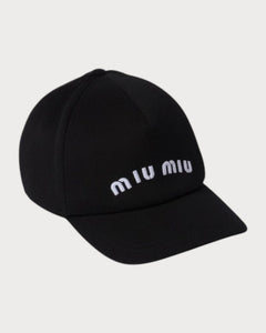 MIU MIU Drill Baseball Cap Cotton(2 Colors) - LONDONKELLY 英國名牌代購