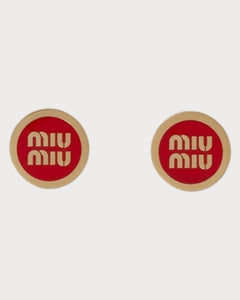 MIU MIU Enameled Metal Earrings | 缪缪 耳环 (多色) - LONDONKELLY 英国名牌代购