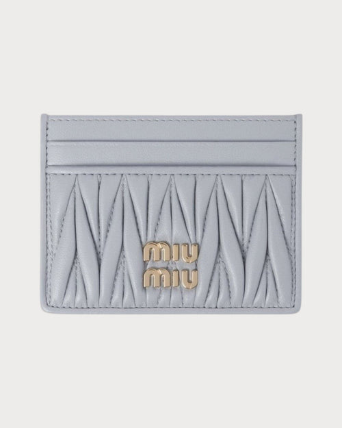 MIU MIU Matelasse Nappa Leather Card Holder | 缪缪 卡套 (多色) - LONDONKELLY 英国名牌代购