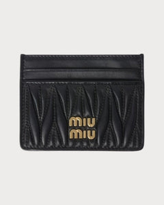 MIU MIU Matelasse Nappa Leather Card Holder | 缪缪 卡套 (多色) - LONDONKELLY 英国名牌代购