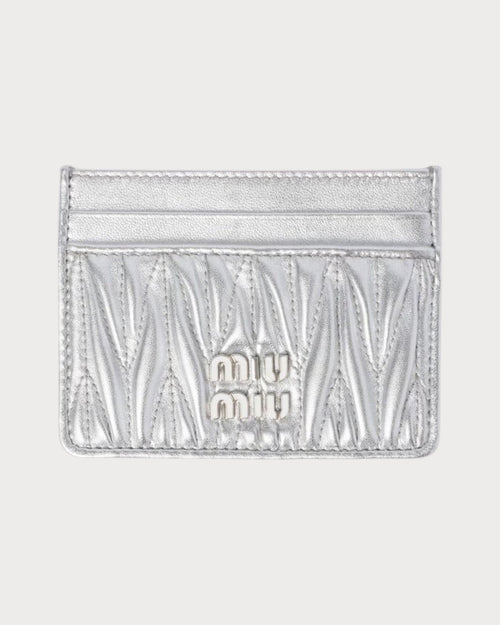 MIU MIU Matelasse Nappa Leather Card Holder | 缪缪 卡套 (多色) - LONDONKELLY 英国名牌代购