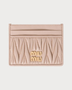 MIU MIU Matelasse Nappa Leather Card Holder | 缪缪 卡套 (多色) - LONDONKELLY 英国名牌代购