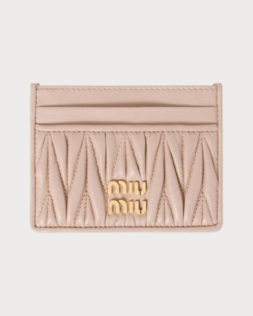 MIU MIU Matelasse Nappa Leather Card Holder | 缪缪 卡套 (多色) - LONDONKELLY 英国名牌代购