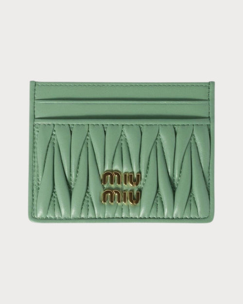 MIU MIU Matelasse Nappa Leather Card Holder | 缪缪 卡套 (多色) - LONDONKELLY 英国名牌代购