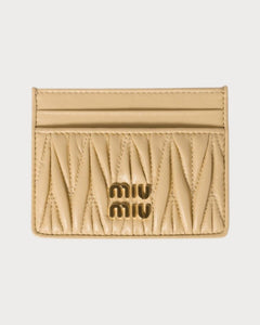 MIU MIU Matelasse Nappa Leather Card Holder | 缪缪 卡套 (多色) - LONDONKELLY 英国名牌代购