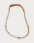 MIU MIU Metal and Leather Necklace | 缪缪 颈链 (金色) - LONDONKELLY 英国名牌代购
