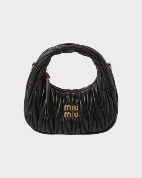 MIU MIU Wander Matelasse Nappa Leather Hobo Mini-Bag | 繆繆 迷你手袋 (多色) - LondonKelly 英國名牌代購